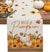 Chemin de Table Citrouille Automnal hello pumpkin