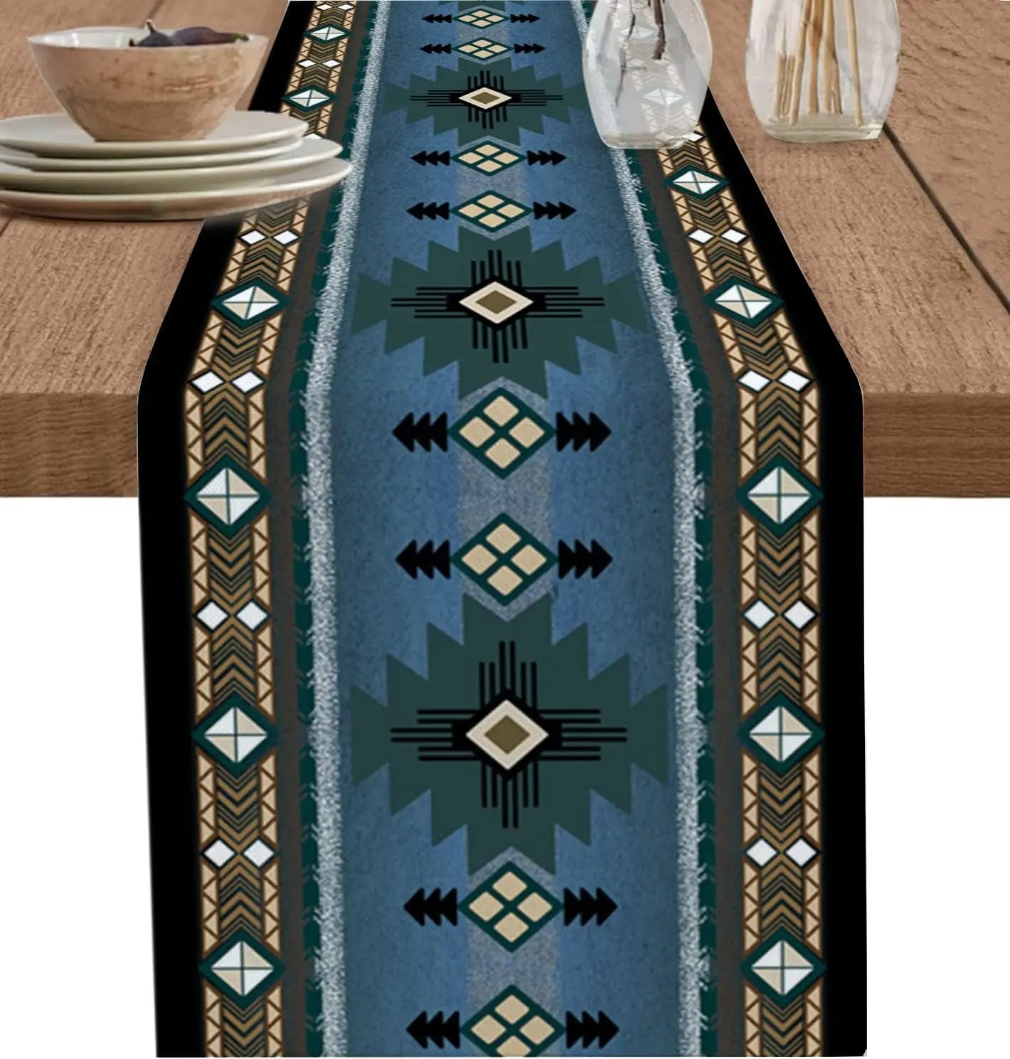 Chemin de Table Inspiration Amérindienne style5