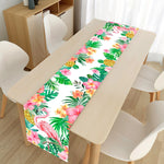 Chemin de Table Tropical Flamingo & Hibiscus - Vignette | setdetable