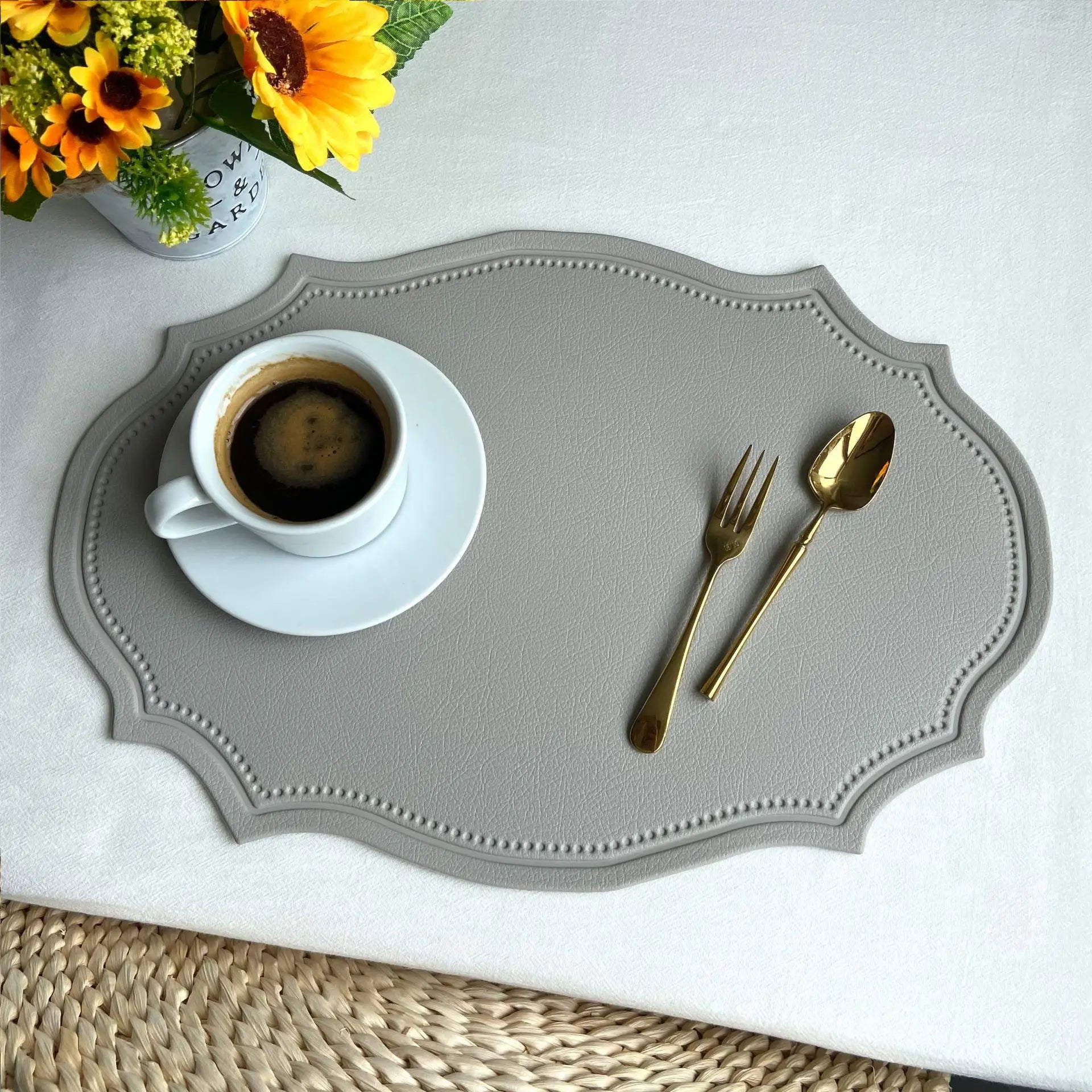 Set de table ovale silicone pvc