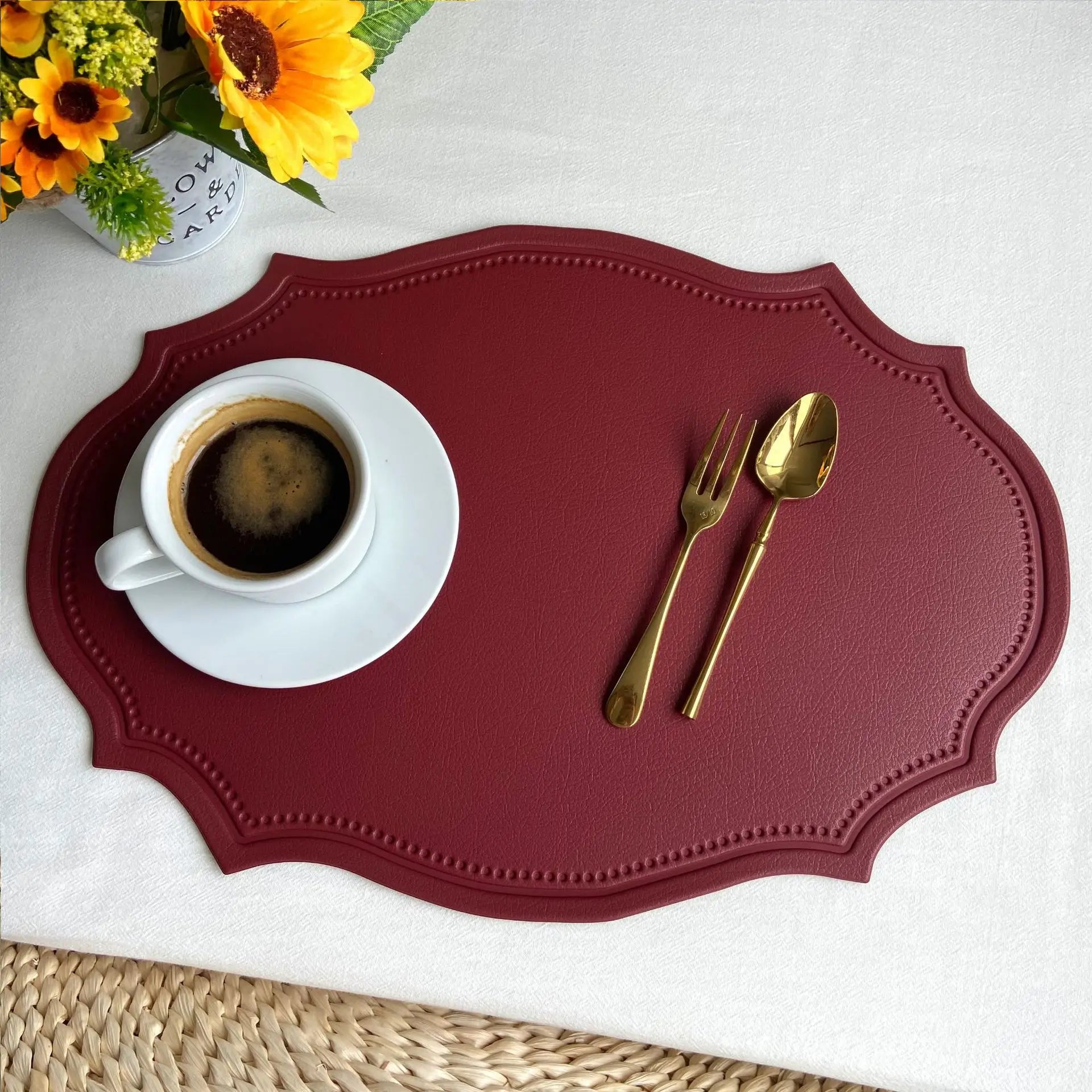 Set de table ovale silicone pvc