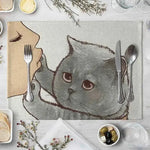 Sets de table de chats mignons kawaii - Vignette | setdetable