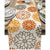 chemin de table dalila orange kaki