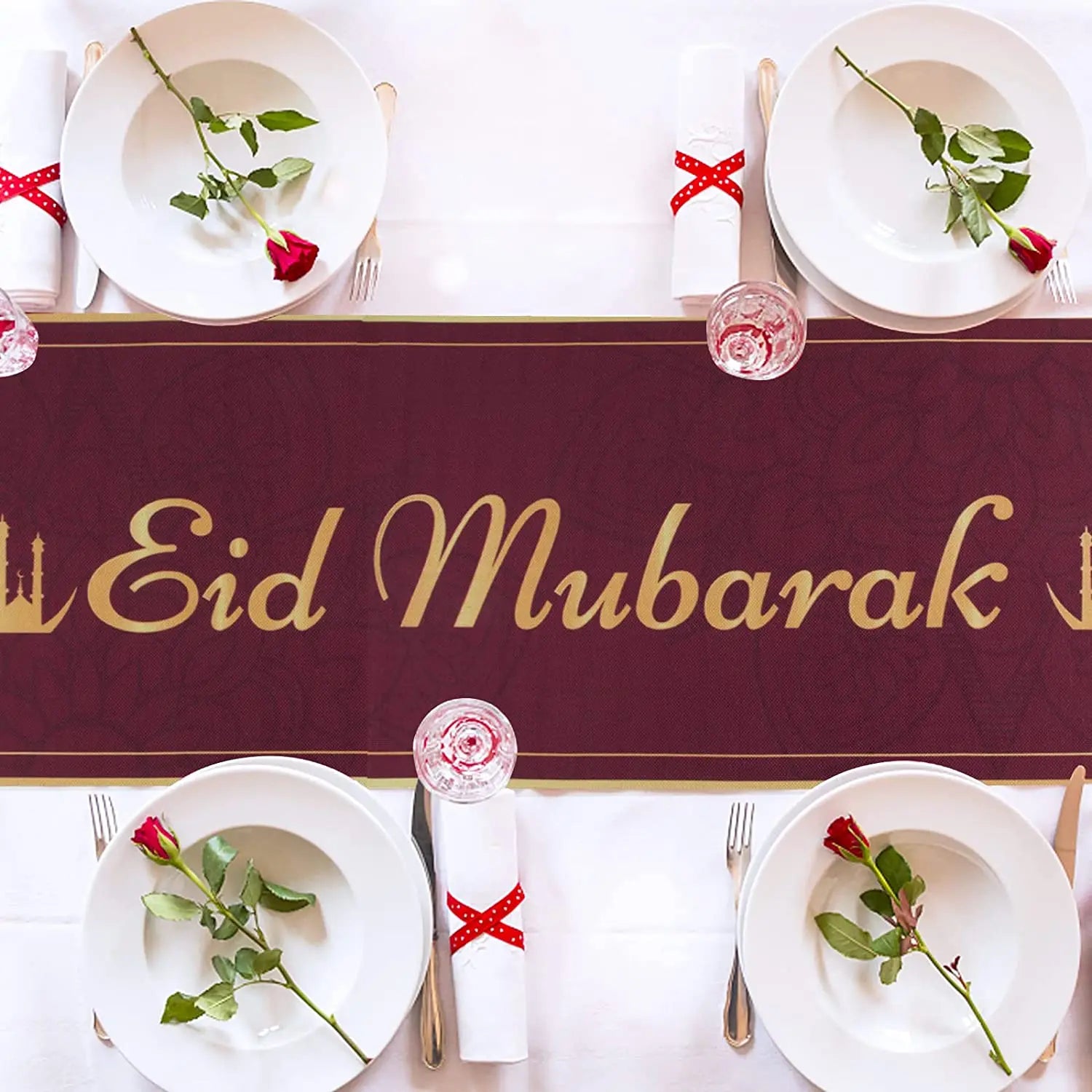 chemin de table eid mubarak fete