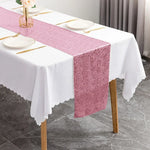 chemin de table rose paillette - Vignette | setdetable