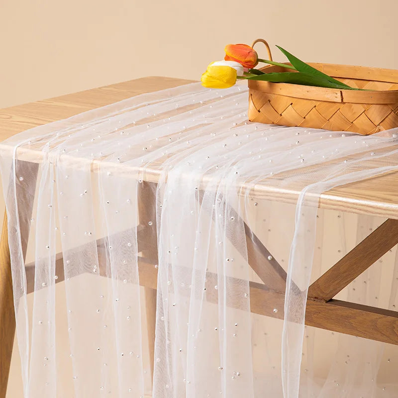 chemin de table transparent