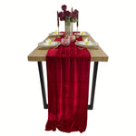 chemin de table velours pour mariage - Vignette | setdetable