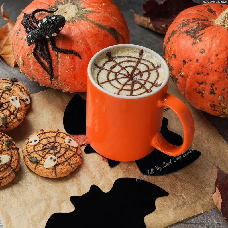 set de table chauve-souris halloween mug