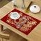 set de table chinois motif de dragon