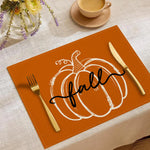 set de table citrouille halloween - Vignette | setdetable