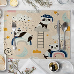 set de table motif panda pour enfants - Vignette | setdetable