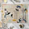 set de table motif panda pour enfants