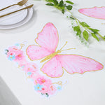 set de table satin papillon baby shower anniversaire - Vignette | setdetable