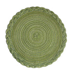 set de table rond vert - Vignette | setdetable