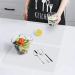 set de table transparent plastique - Vignette | setdetable